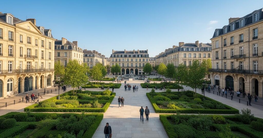 Fêtes et animations sur la Place Gagetta, une place en constante évolution dans le quartier urbain bordelais